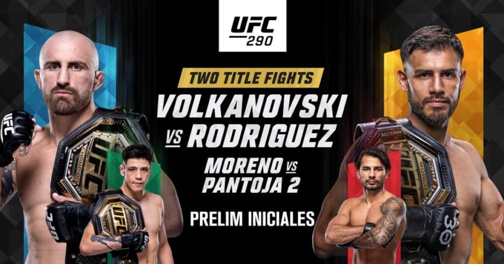 Когда и где: дата и место UFC 290: Волкановски vs. Родригес